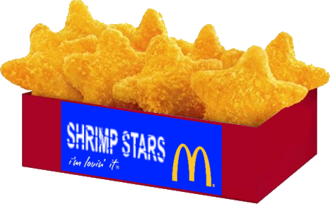 Mcdonald's Shrimp Stars - Shrimp Stars (467x289), Png Download
