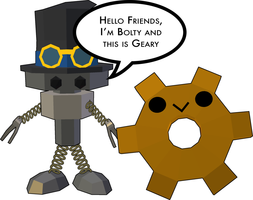 Bolty And Geary Hi - Robotics (1000x789), Png Download