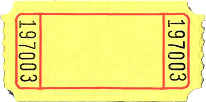 Blank Movie Ticket Png - A B C Single Roll Tickets (706x350), Png Download