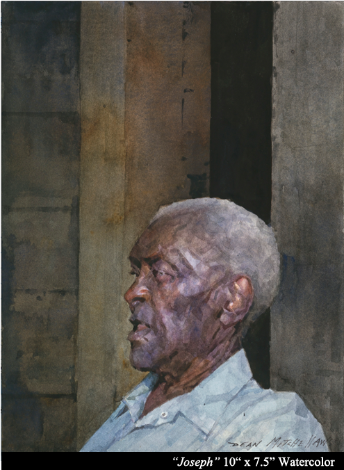 Dean Mitchell Studio - Watercolor Painting (625x675), Png Download