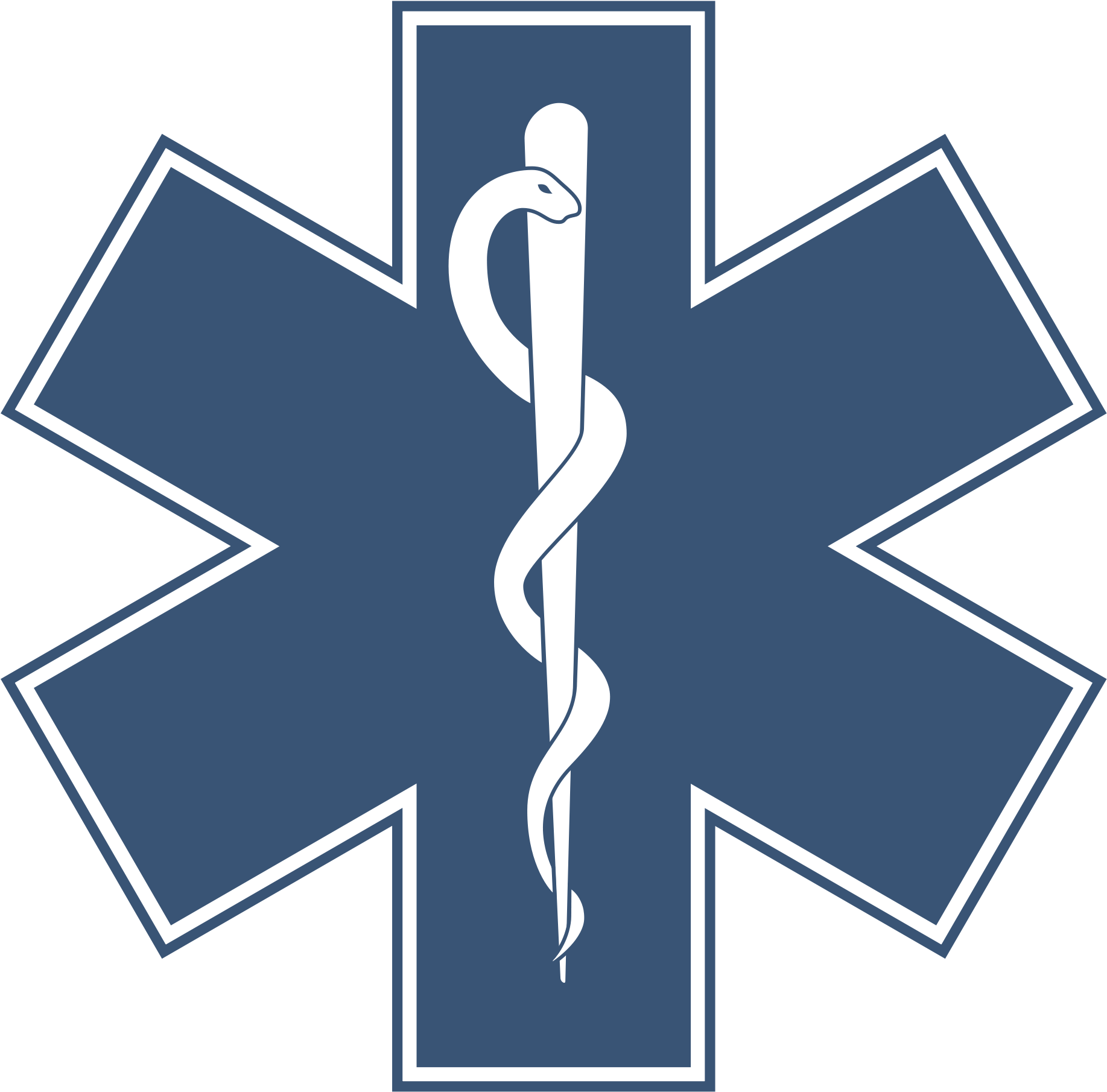 Open - Star Of Life Png (2000x1939), Png Download