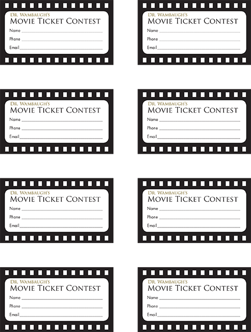 Tags - - Black And White Movie Tickets (500x661), Png Download