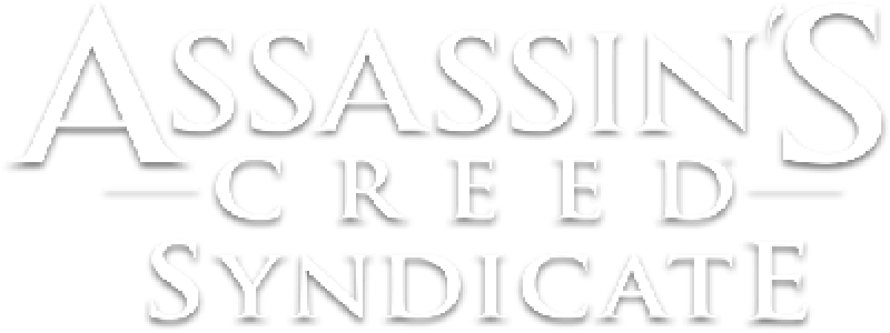 Clearlogo Clearlogo Ribbon - Assassin's Creed Syndicate White Logo (800x300), Png Download
