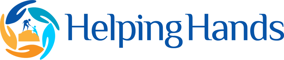 Helping Hands Png Logo (908x193), Png Download