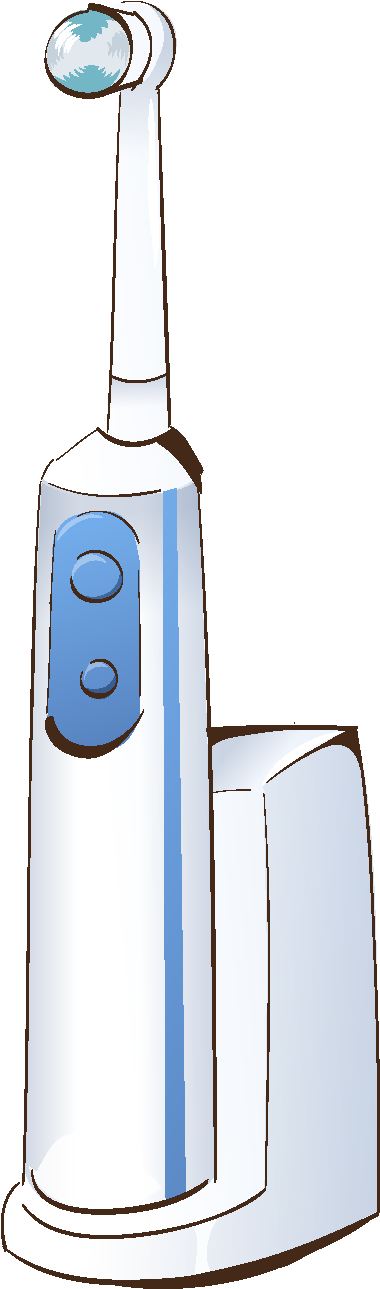 Electric Toothbrush (1772x1378), Png Download
