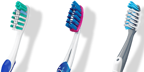 Oral-b Complete Deep Clean Soft Toothbrushes 2 Ct Carded (480x350), Png Download