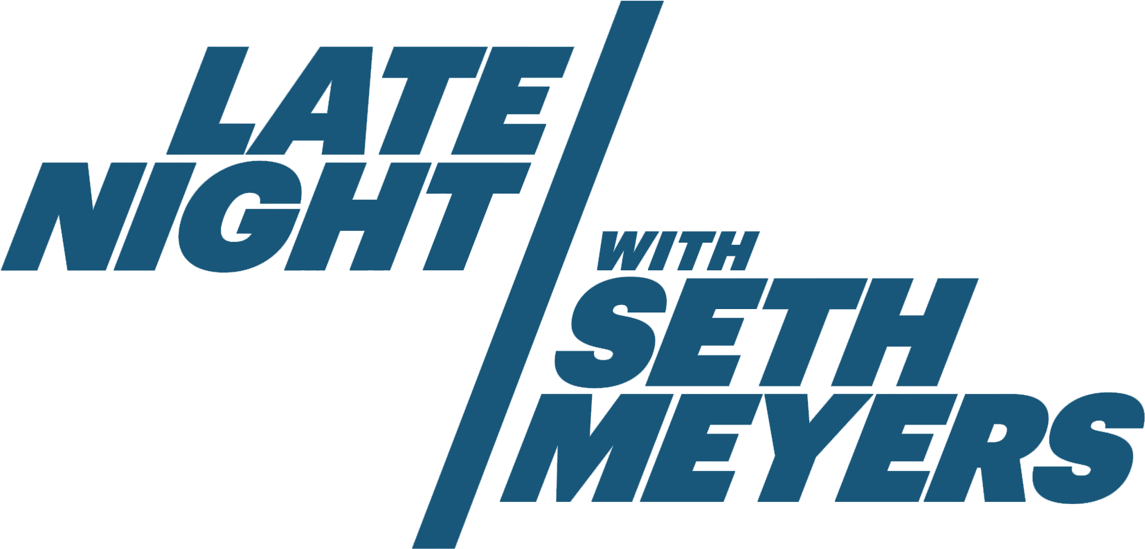 Late Night With Seth Meyers - Late Night Seth Meyers Logo (1665x818), Png Download