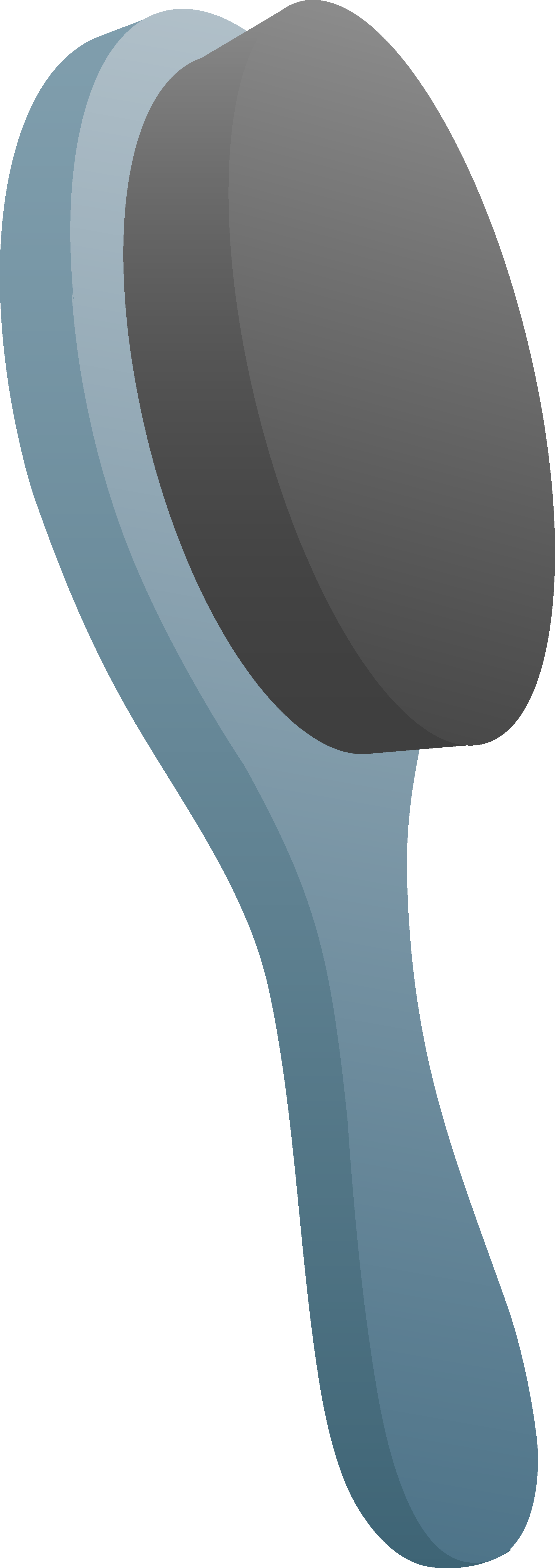 Brush Clipart Hair Brush - Hair Brush Clipart Png (1968x5562), Png Download