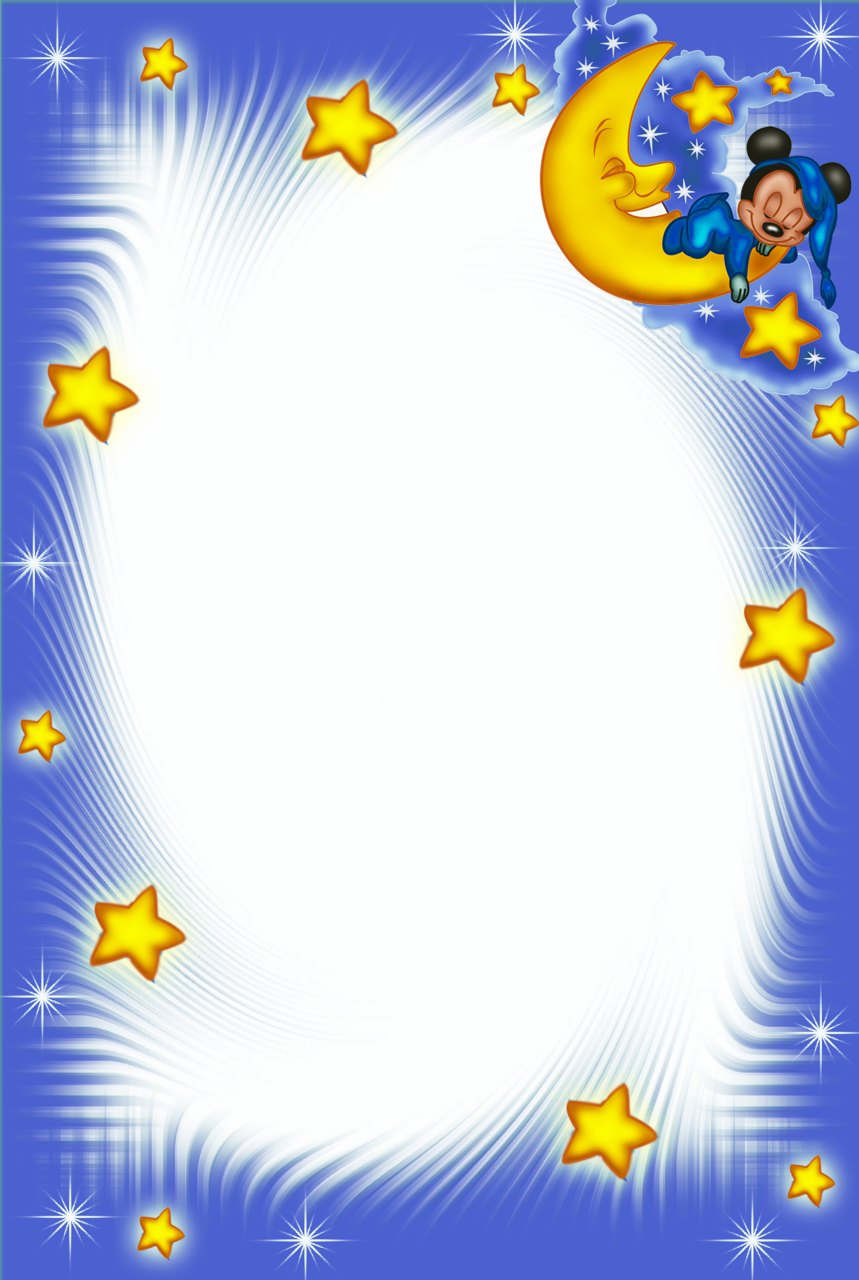 Good Night Photos Frame (859x1280), Png Download