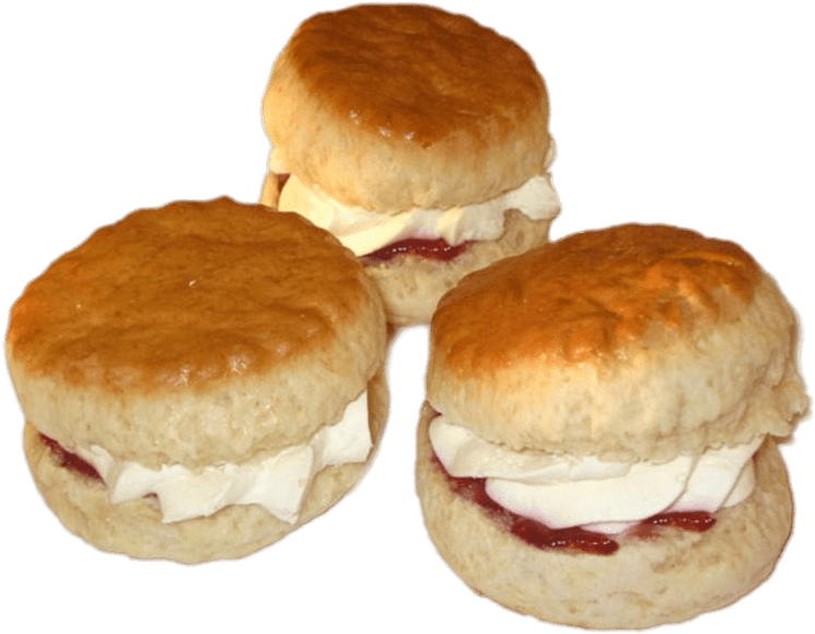 Scones Cream And Jam - Scones And Jam Png (800x600), Png Download