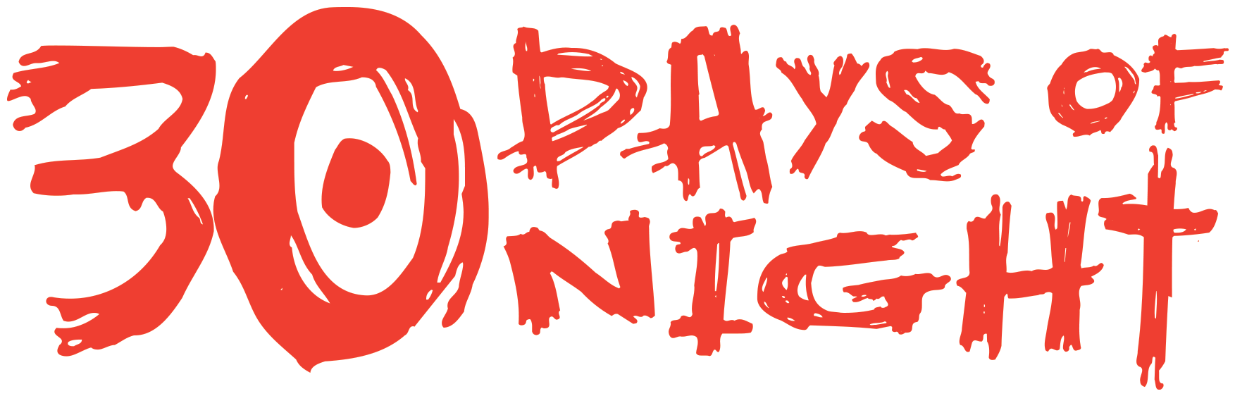 30days Of Night Logo With Stroke - 30 Days Of Night Logo (1800x600), Png Download