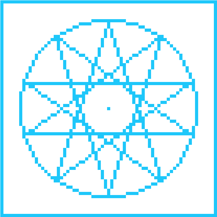 Double Pentagram - 10 Sided Star (750x750), Png Download