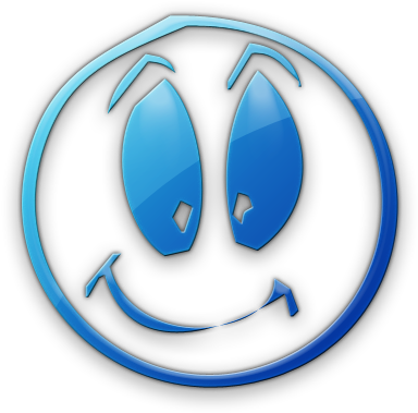 Blue Smiley Face Png Clipart Panda Free Clipart Images - Animated Happy Face (420x420), Png Download