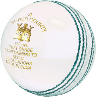 Super County Grade A Cricket Ball - Cricket White Ball Png (500x500), Png Download
