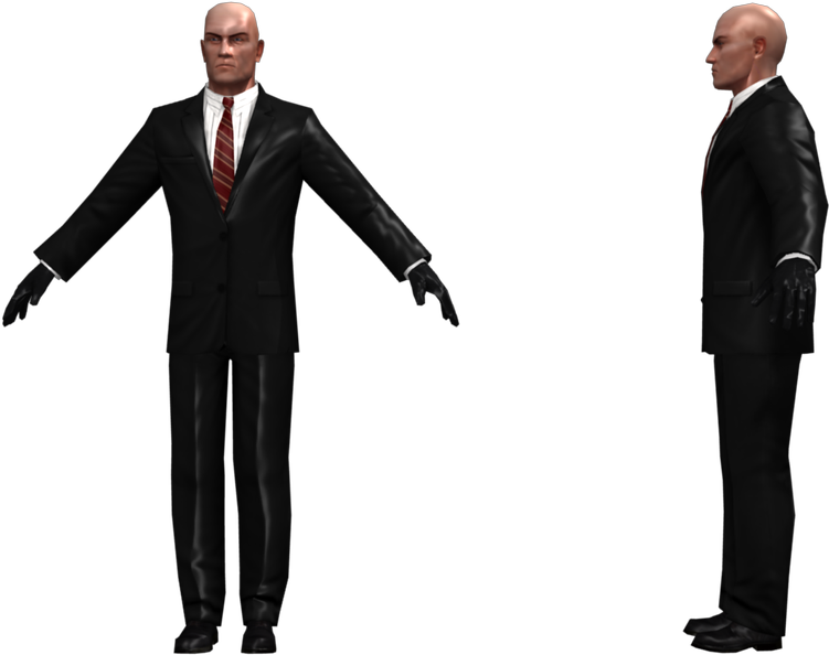 Download Zip Archive - Agent 47 Sprite (750x650), Png Download