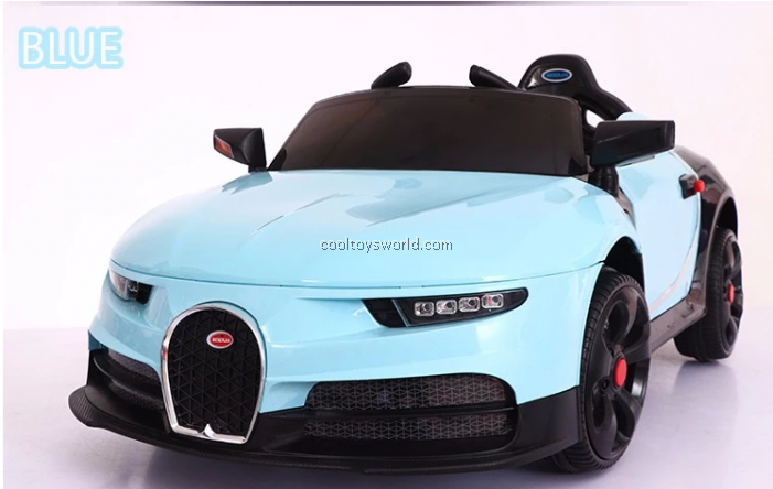 Kids Ride On Car Electric Bugatti *usb *dual Battery - Electric Car (700x700), Png Download