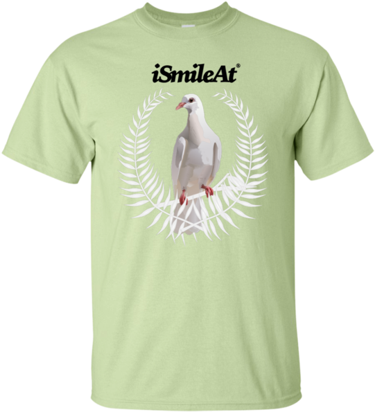 White Dove I Smile At - T-shirt (600x600), Png Download