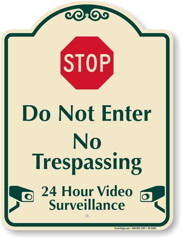 No Trespassing Signaturesign - Roadtrafficsigns Railroad Crossing, Engineer Grade (607x800), Png Download