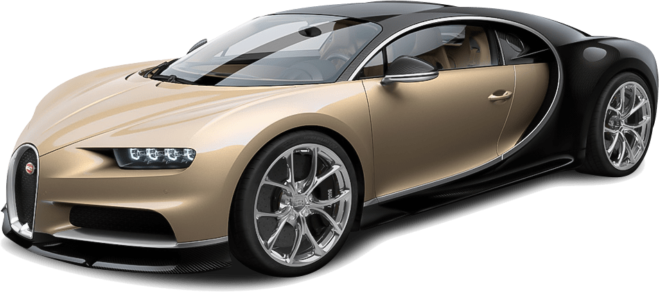 Rental Of Luxury Cars - Bugatti Chiron 1 18 (951x422), Png Download