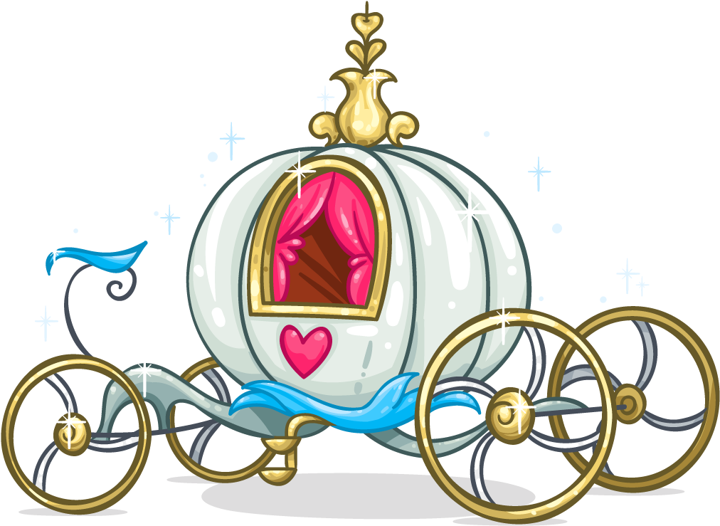 Cinderella Castle Silhouette Png For Kids - Cinderella Pumpkin Carriage Png (1024x1024), Png Download