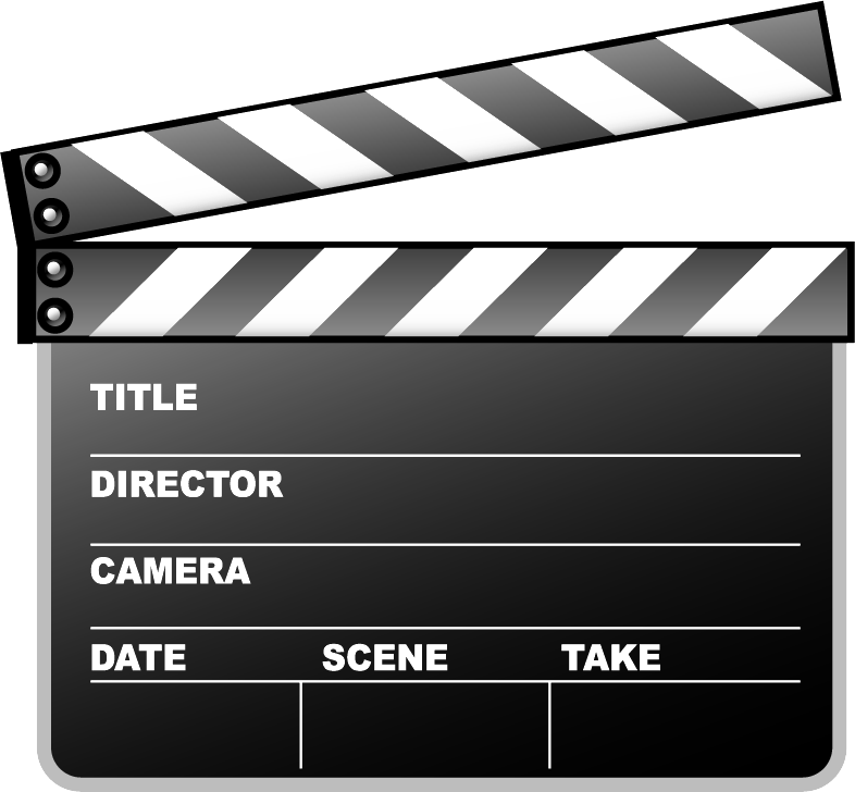 Clapperboard Png Picture - Journal Daily: Directors Clapboard,lined Blank Journal (786x728), Png Download