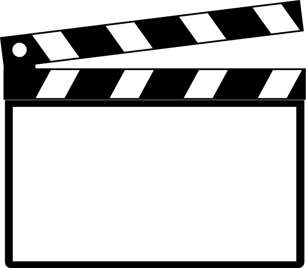 Clapperboard Moldura - Download - 4shared - Thel Produ - Claqueta De Cine Png (600x524), Png Download