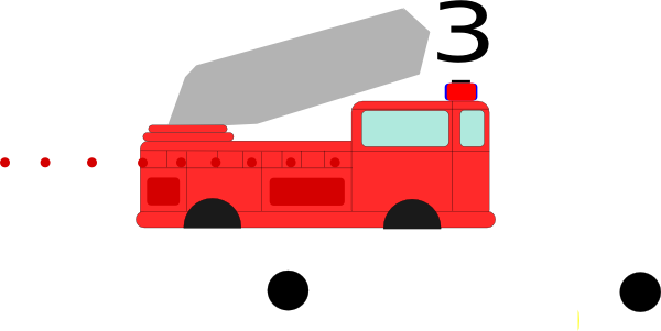 Firetruck Clip Art - Fire Engine (600x301), Png Download