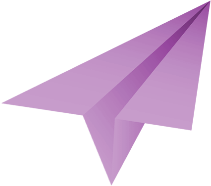 Like This - - Purple Paper Airplane Png (500x500), Png Download