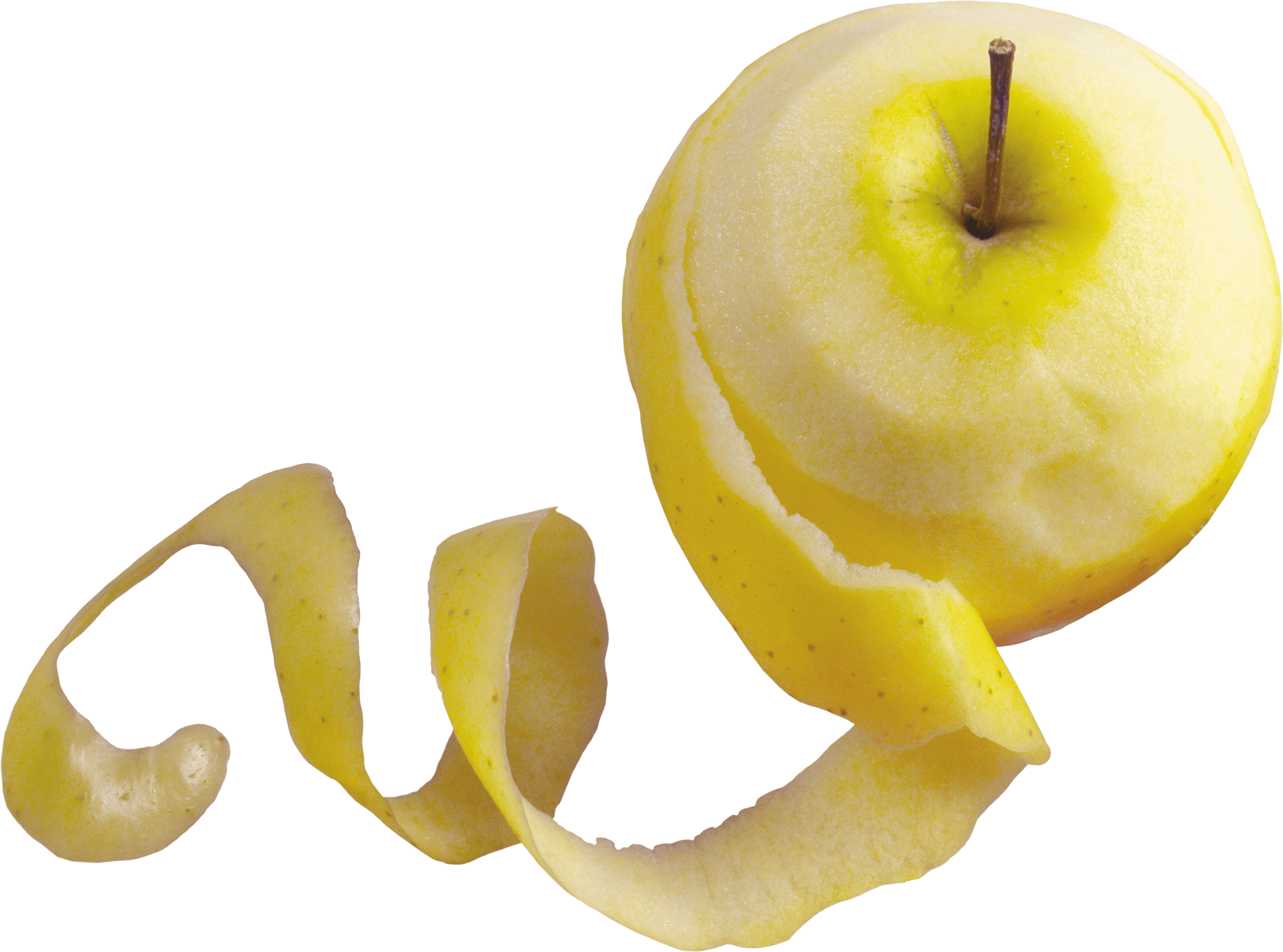 Apple Cameo Peeled - Pear Peel (3000x2228), Png Download