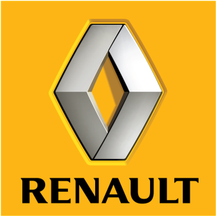 Renault Vector Logo - Next Products Llc Prt10 Round White Removable Adhesive (400x400), Png Download