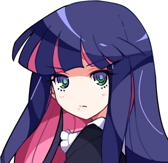 Twilight Sparkle Disappointed , - Panty And Stocking Stocking Anime (550x550), Png Download