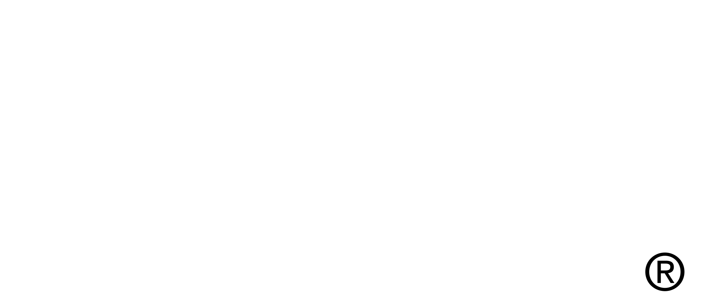 Carrier Logo Black And White - Paper Product (2400x967), Png Download