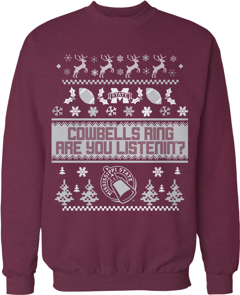 Mississippi State Bulldogs - Dentist Ugly Christmas Sweater (900x1089), Png Download