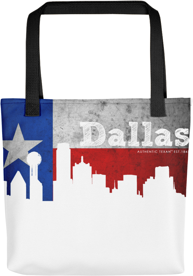 Dallas Texas Tote Bag - Tote Bag (1000x1000), Png Download