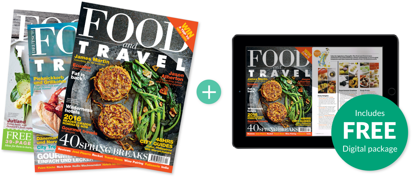 Print Subscription - Food Magazine Png (1406x606), Png Download