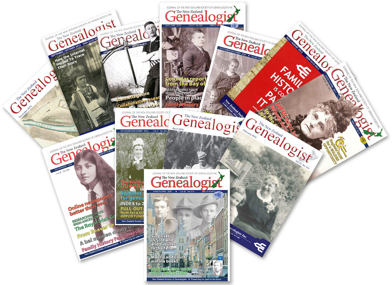 The New Zealand Genealogist - Magazine (1299x945), Png Download