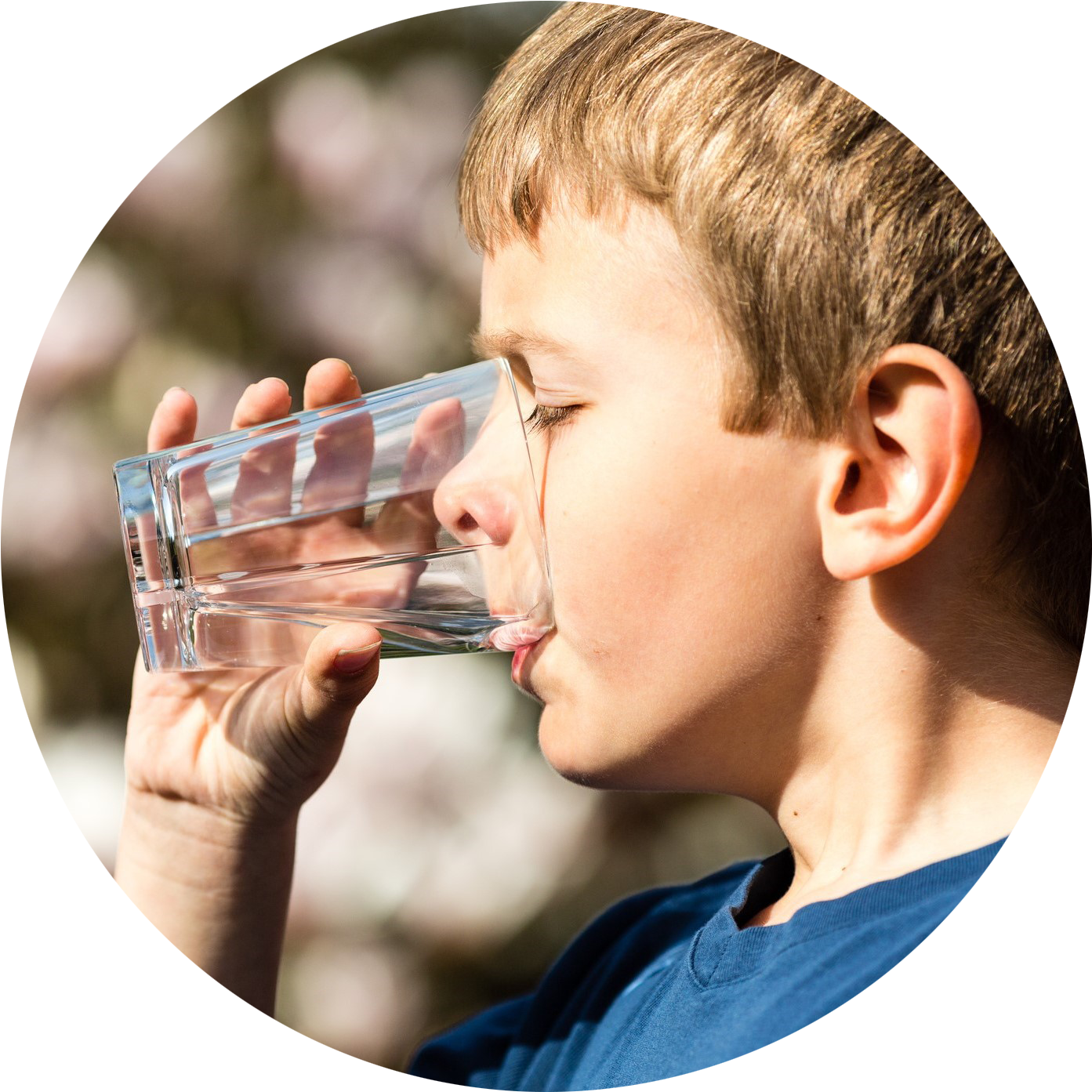 Niño Bebe Vaso Agua (1404x1400), Png Download