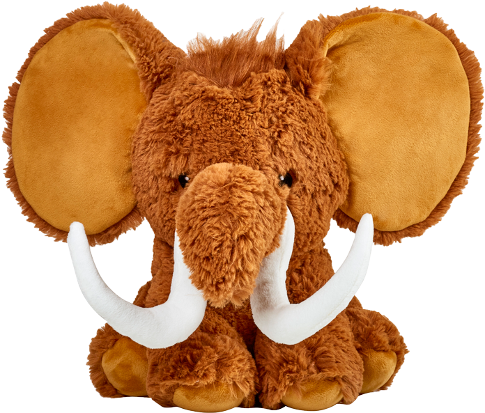 Woolly Mammoth Dumble Brown Cubby - Stuffed Animal Mammoth (800x1050), Png Download