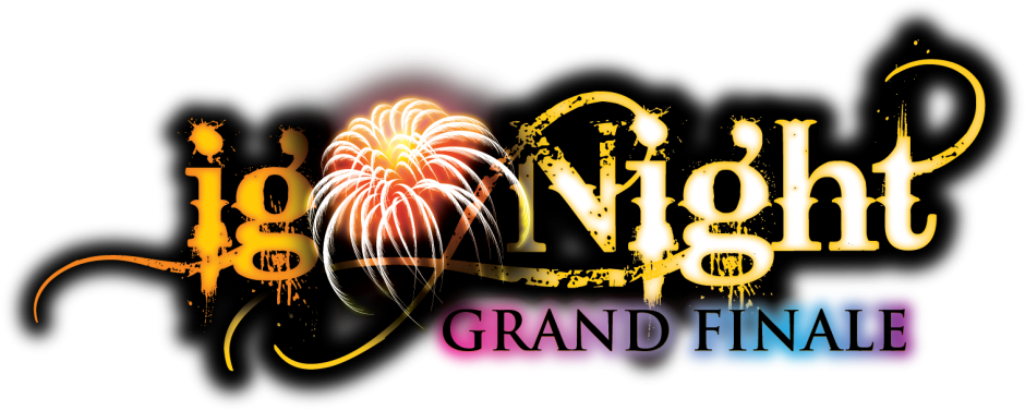 Ig Nite Logo White Great America Presents Ignight Grand - Grand Finale Logo (1024x489), Png Download