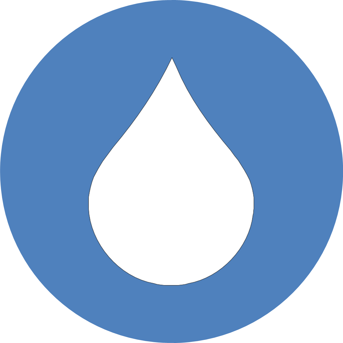 Rethink The Bottle - Water Energy Symbol (1200x1200), Png Download