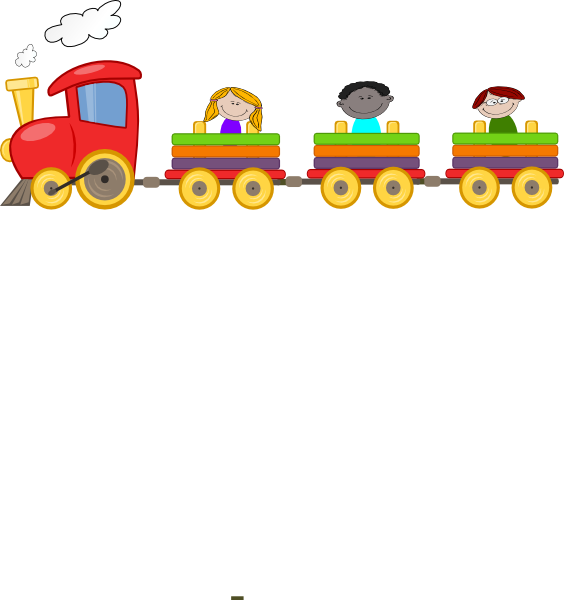 Png Transparent Choo Choo Train Clipart - Clip Art Toy Train (564x600), Png Download