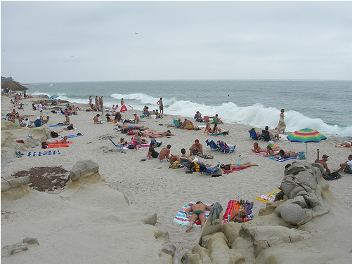 Beach Cottage In Quite Side Of La Jolla, Walk To Shops, - Beach (800x533), Png Download