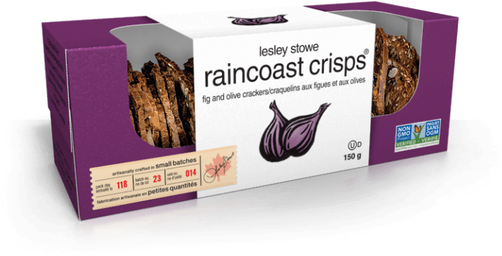 Raincoast Crisp Fig & Olive - Lesley Stowe Raincoast Crisps (768x414), Png Download