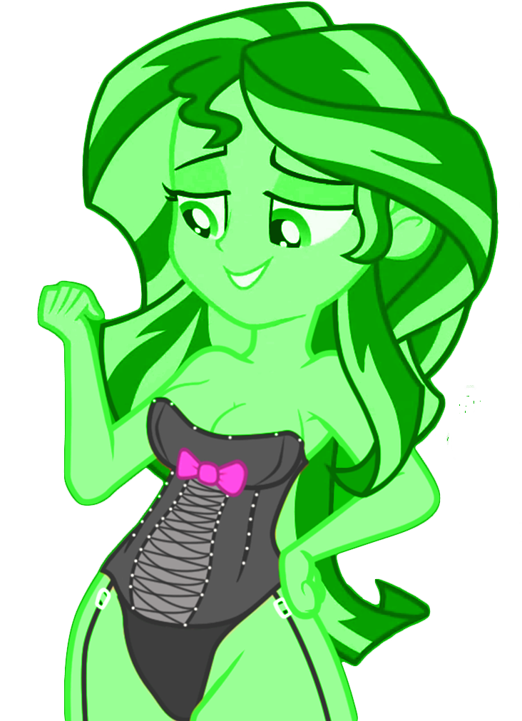 Breasts, Busty Sunset Shimmer, Clothes, Corset, Edit, - Equestria Girls Sunset Shimmer Muscles (732x1011), Png Download