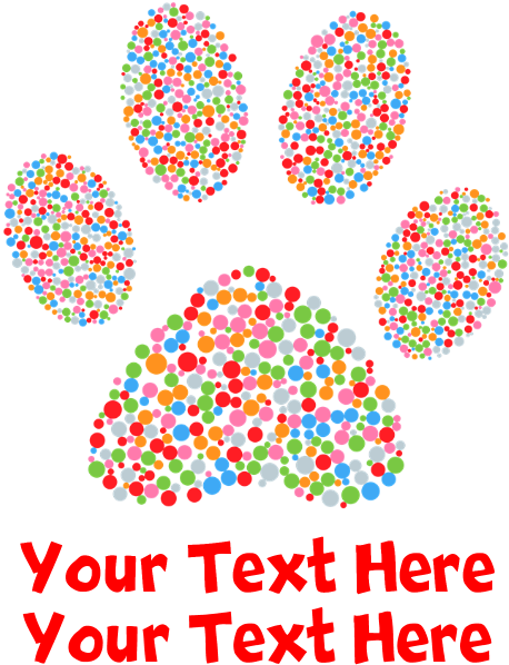 Dog Paw Print Customize Pillow Case - Bmx Rider Silhouette (700x700), Png Download