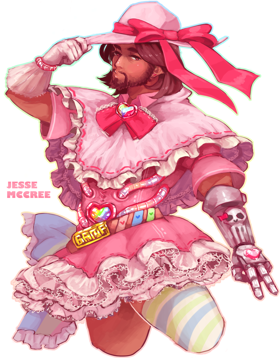 “ Pink Mccree Skin Please ” @toddnet - Pink Mccree (1200x1541), Png Download
