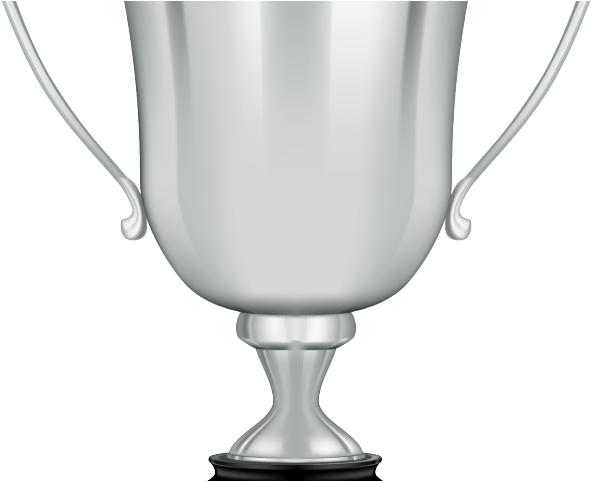 Drawn Trophy Silver - Silver Trophy Vector (640x480), Png Download