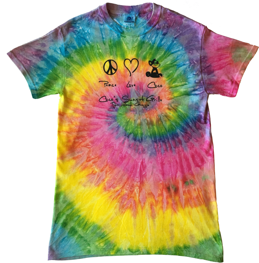 Peace Love Coco Tshirt Rainbow Front (1000x1034), Png Download