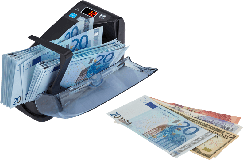 Zzap Nc10 Portable Banknote Counter - Cash (800x521), Png Download