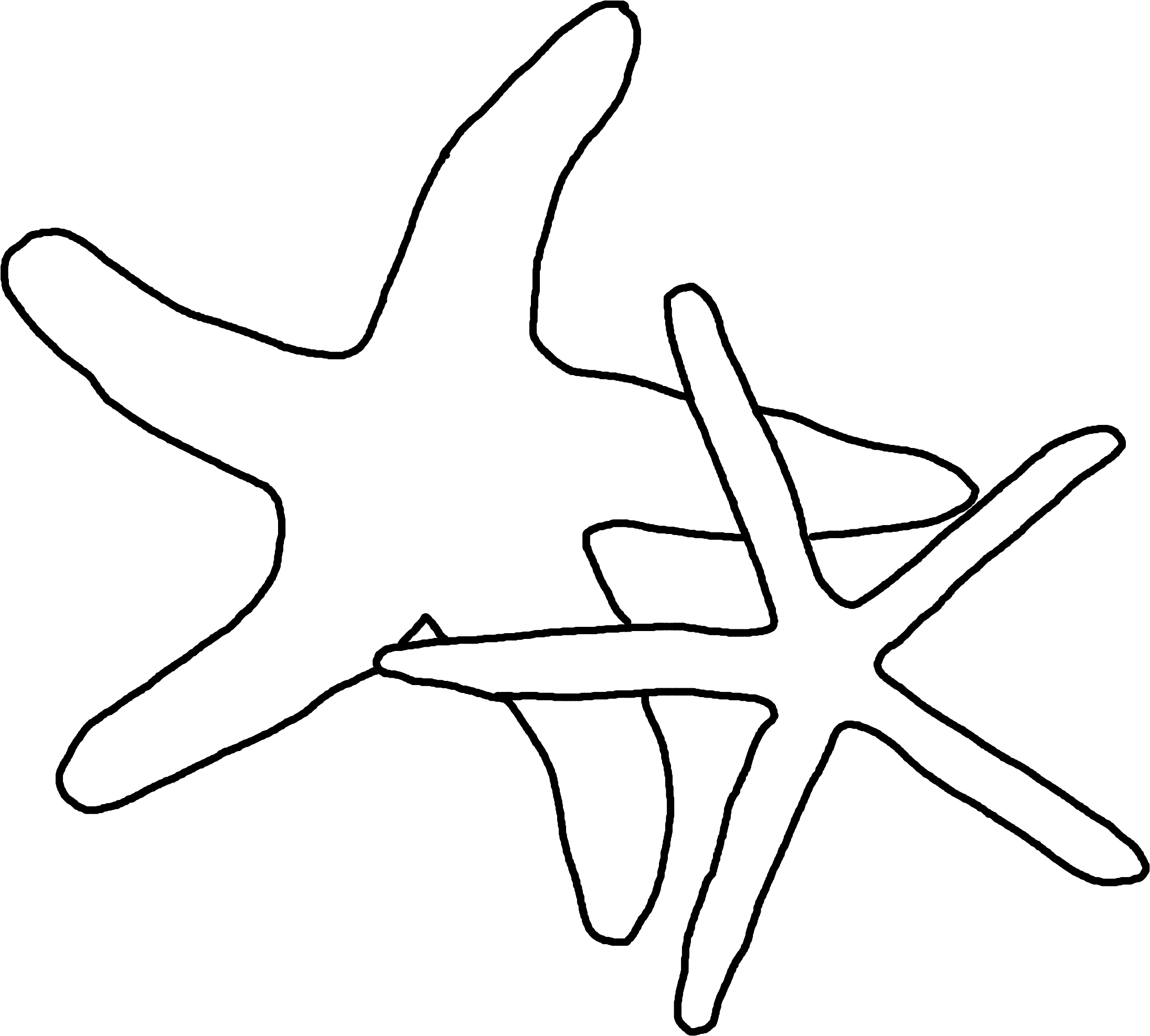 1 Calendar Sea Stars 3,300×2,400 Pixels Stencil Patterns, (3300x2400), Png Download